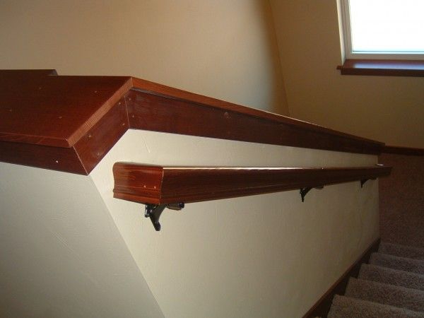 Hemlock handrail
