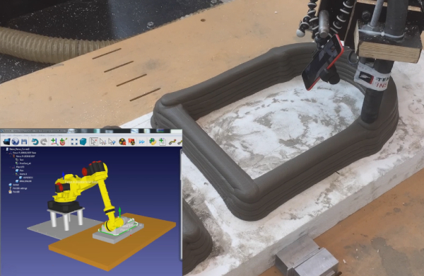 Industrial Robots for Concrete 3D Printing