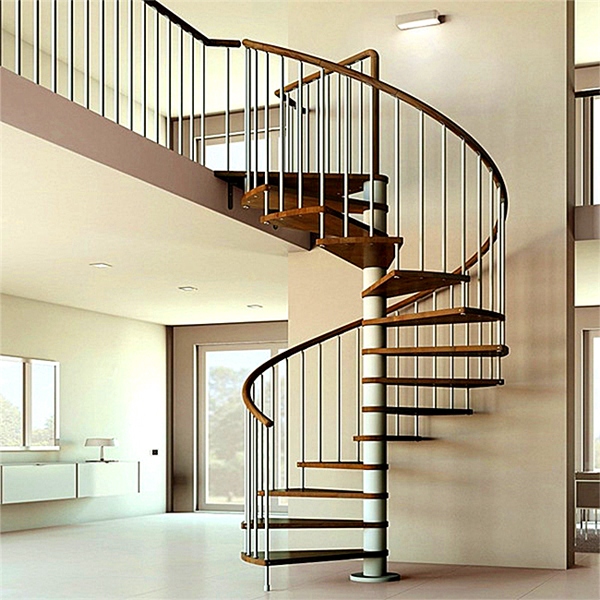 Open Riser Spiral Staircase
