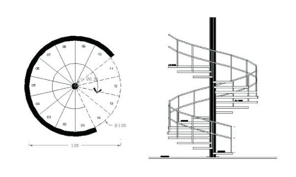 Spiral Staircase Dimensions