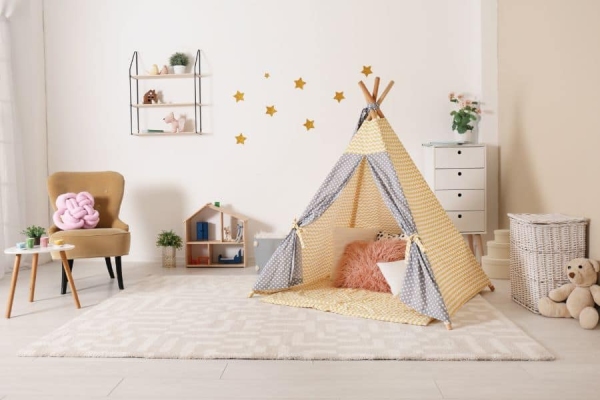 Tent in Playroom