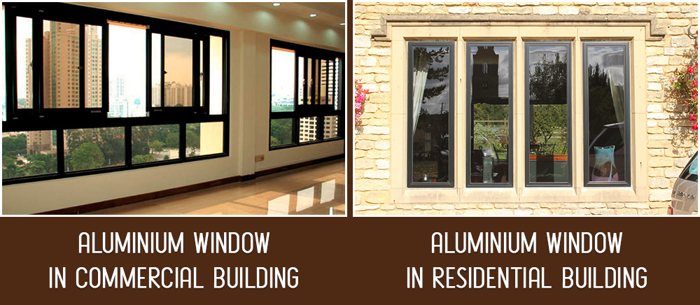 Alumimum Window in Commercial & Resindential Building
