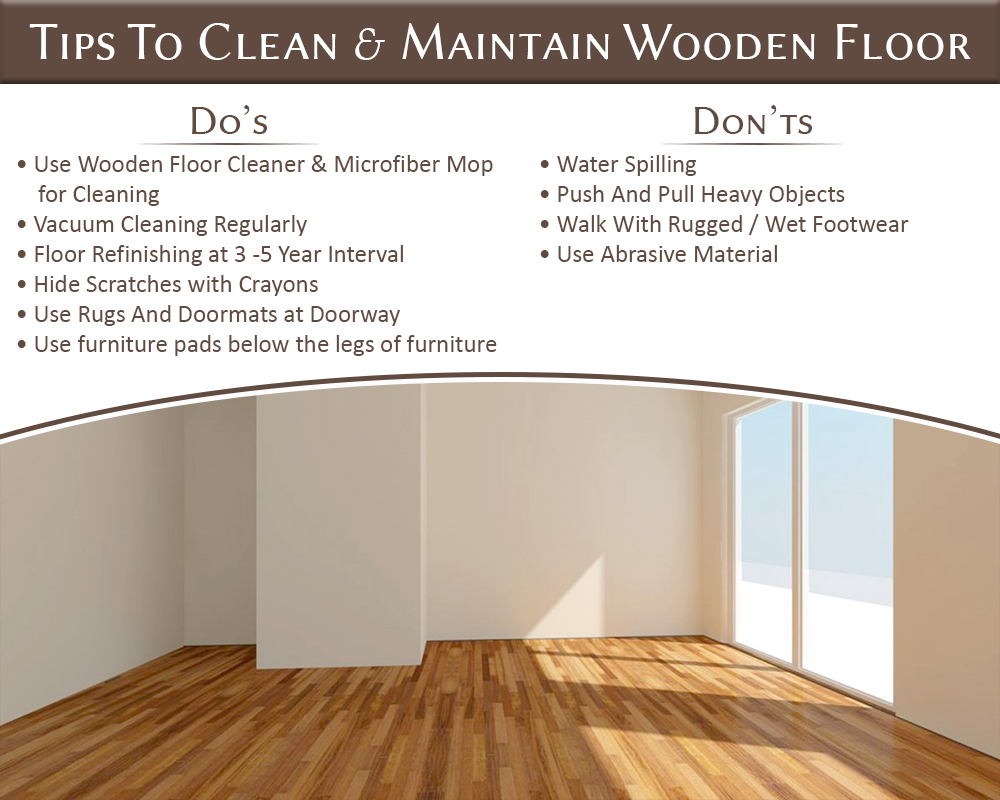 Do’s & Don’ts for Maintain Wooden Floor