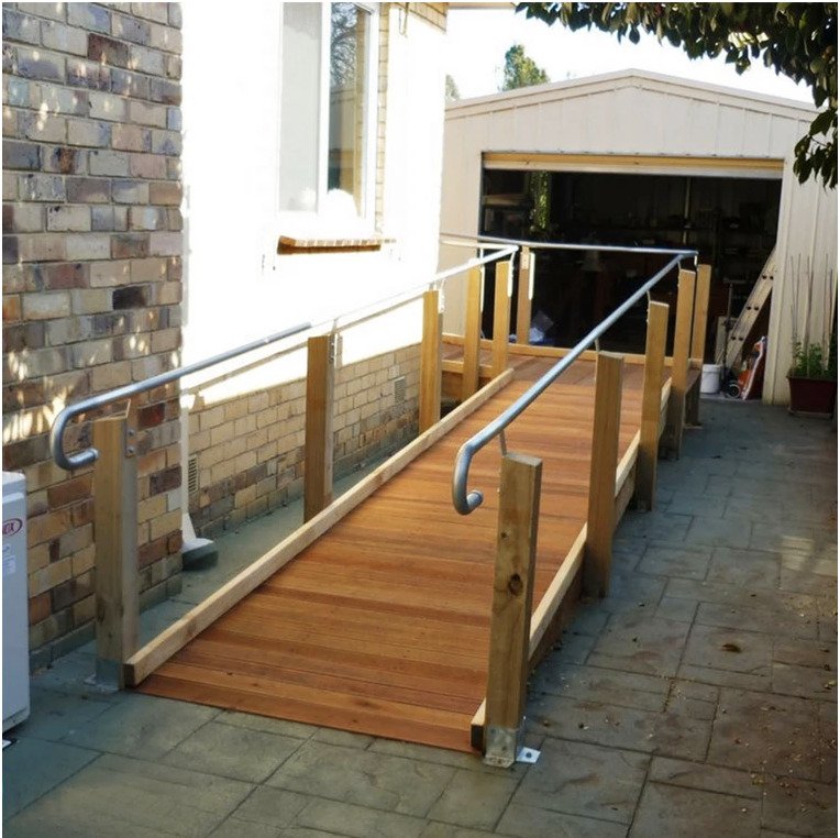 Ramp and Handrailing for Disabled People