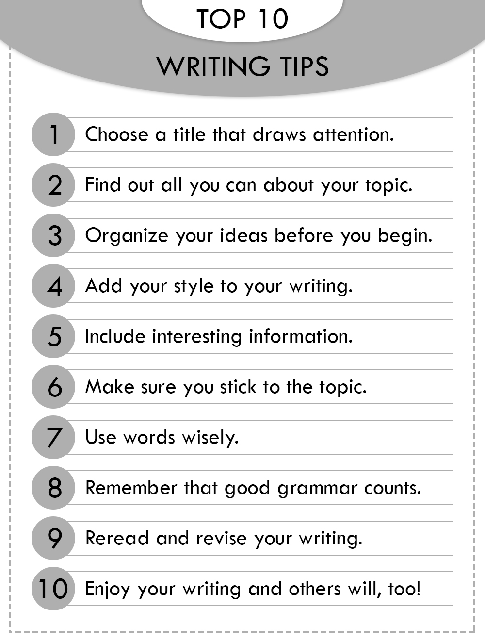 Smart Tips for Writing