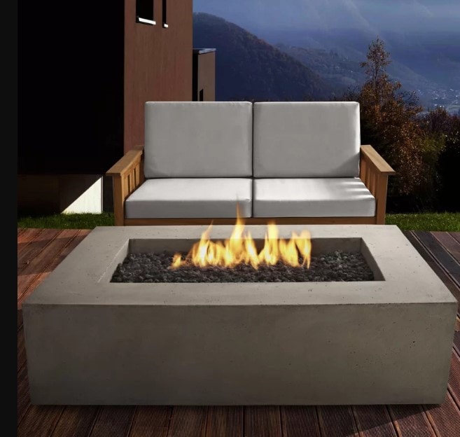 Fire Pit and Bench
