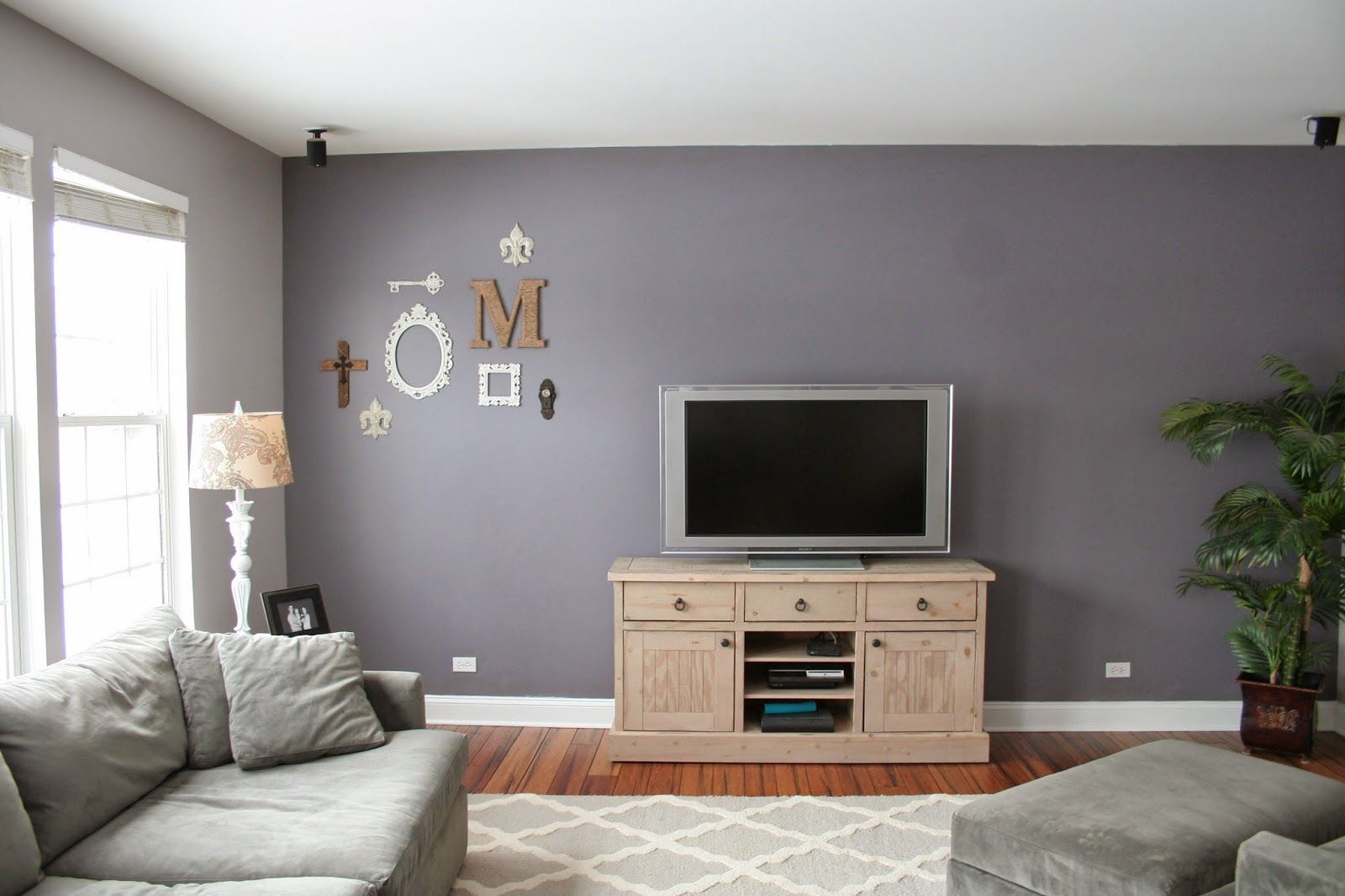 Gray Accent Wall