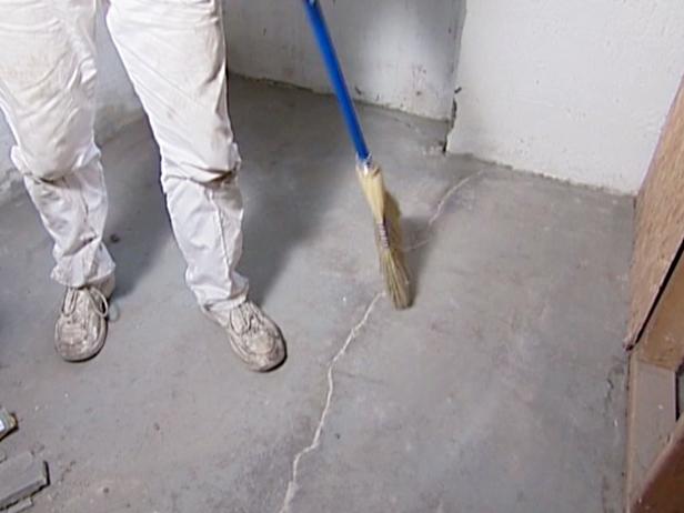 Use Vacuum and Stiff-bristled Brush to Clean all Dirt on Floor