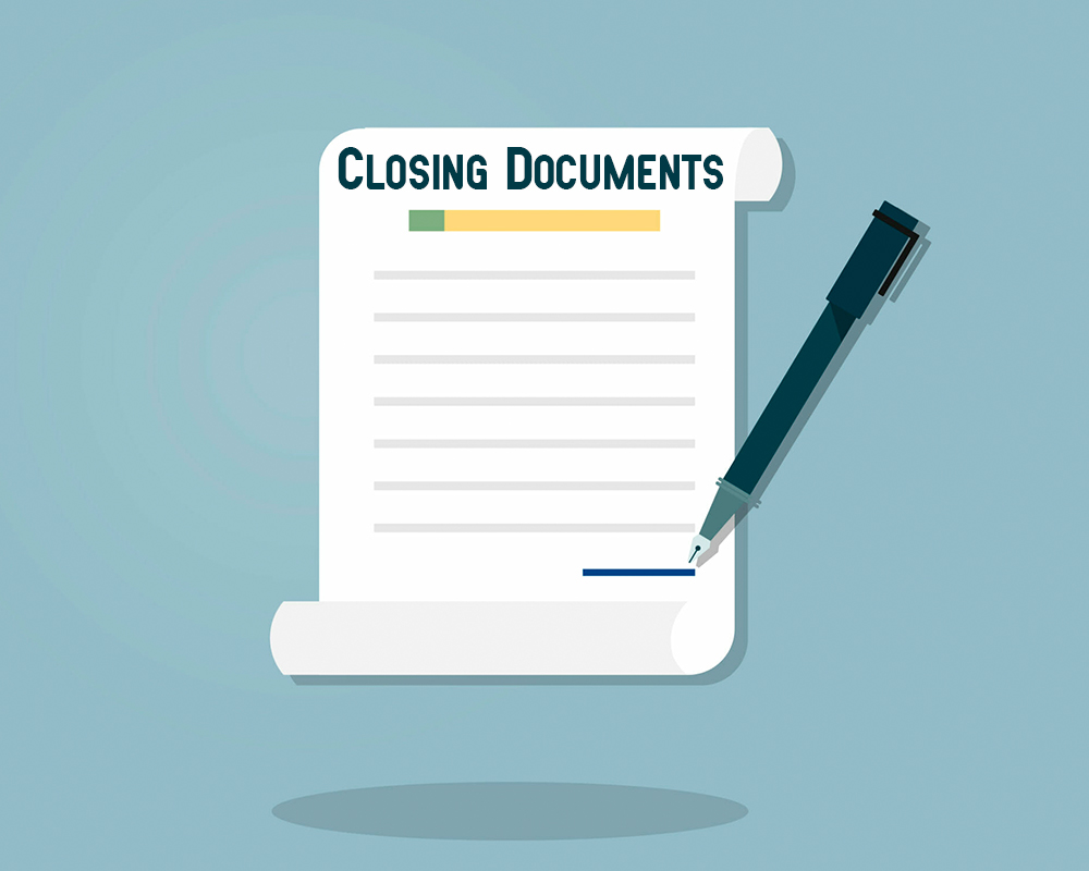 Documents for Closing on House