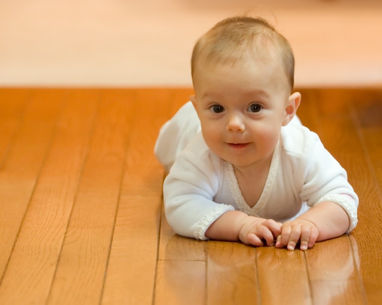 Solid Wooden Floors are better for Babies