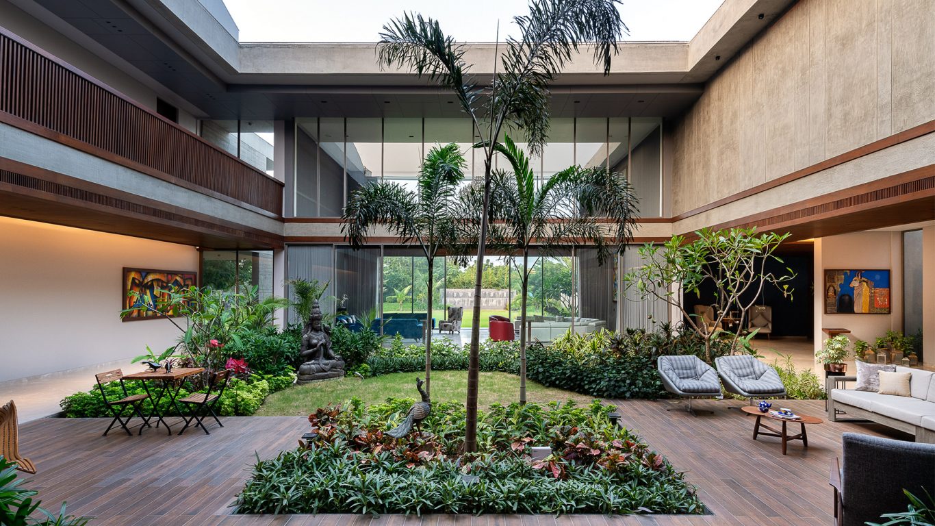 Connection of Courtyard with Nature