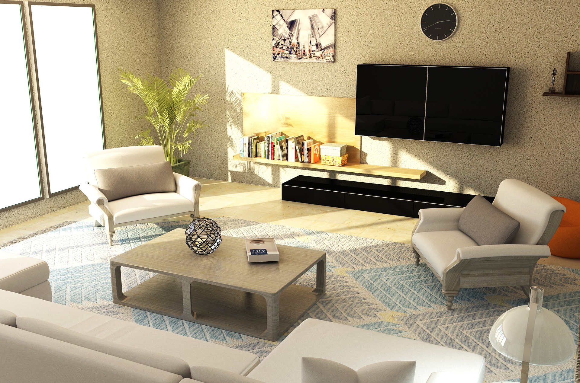 Living Room Design Hack 3 – Moving Furniture Across The Room