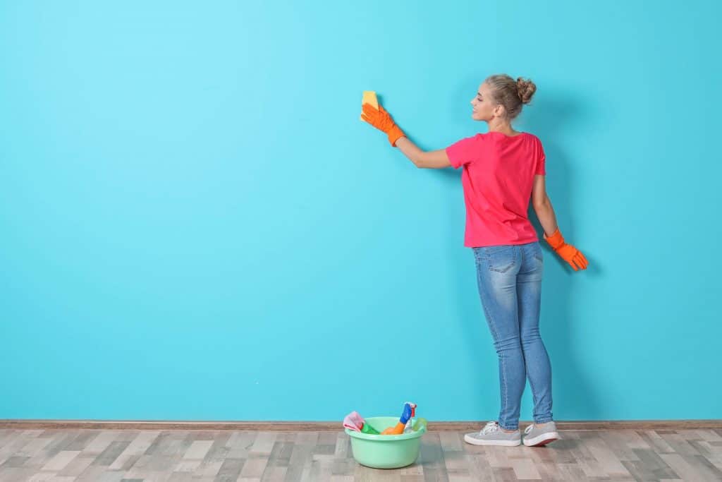 Cleaning Painted Wall