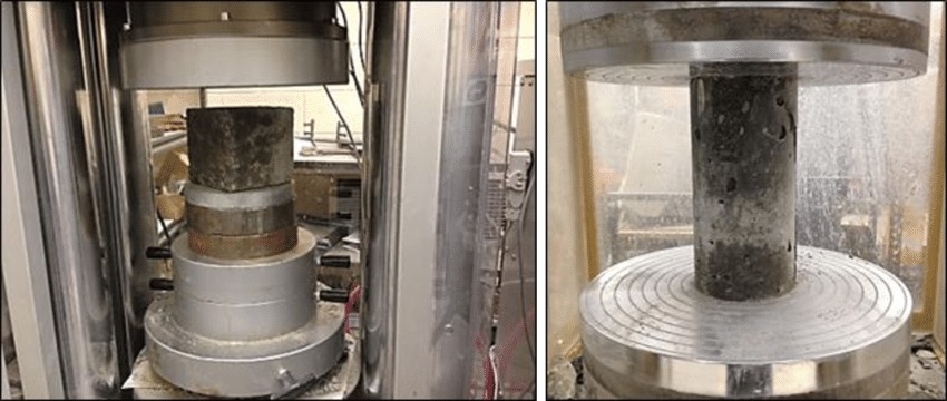 Compressive Strength Test of Fly Ash-Based Geopolymer Concrete