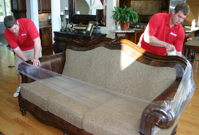 Covering Furniture with Plastic