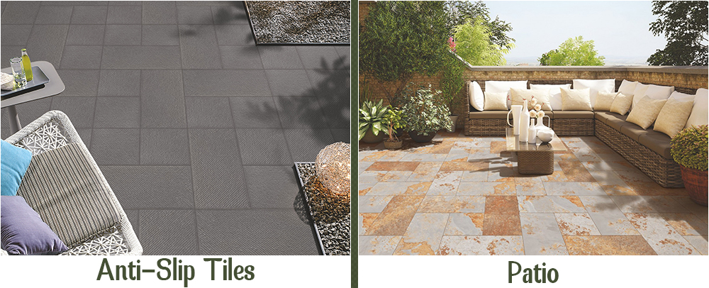 Garden Anti-Slip Tiles _ Patio Design